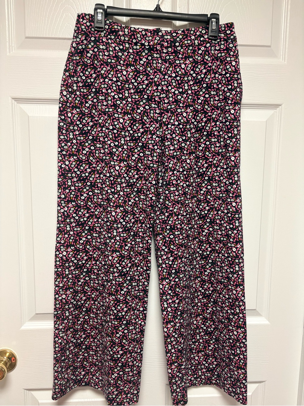Boden Wide-Leg Floral Print Pants